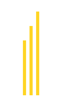 Yellow bars eluding to the RVA Rising brand and logo.