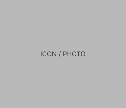 A plain gray background with the words ICON / PHOTO centered in black, indicating a placeholder for an image or icon.